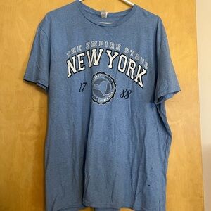 Fruit of the Loom Blue Empire State Tee